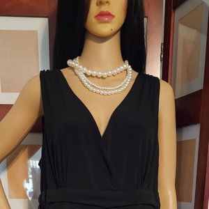 Dressbarn Collection Dress Fit N Flair Sequins Size 18